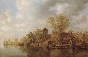 River Landscape, Jan van Goyen